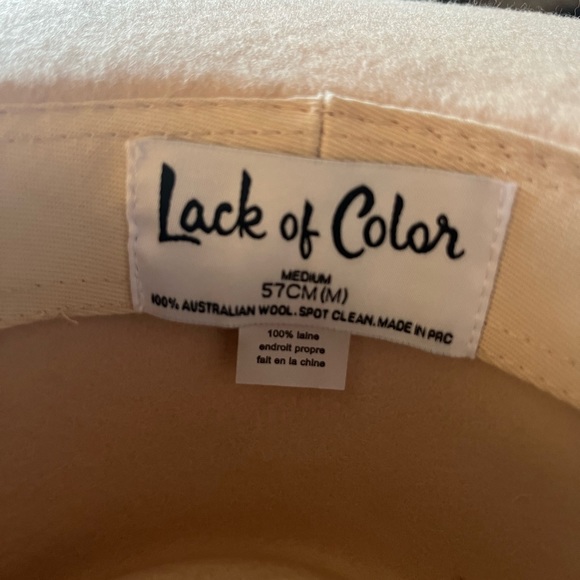 LACK OF COLOR Ivory Zulu Medium WMS Hat - Picture 8 of 9